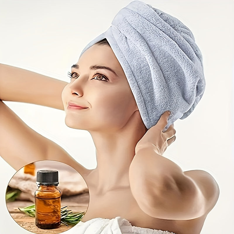 5pcs Quick Dry Microfiber Hair Towel - Super Absorbent Coral Dryer Cap, Unscented, 100%, Soft and Lightweight, Suitable for Wet Hair, Modern Style, No Batteries, Bathroom Hair Towel, Quick Drying Towel, Modern Towel Design, Micro