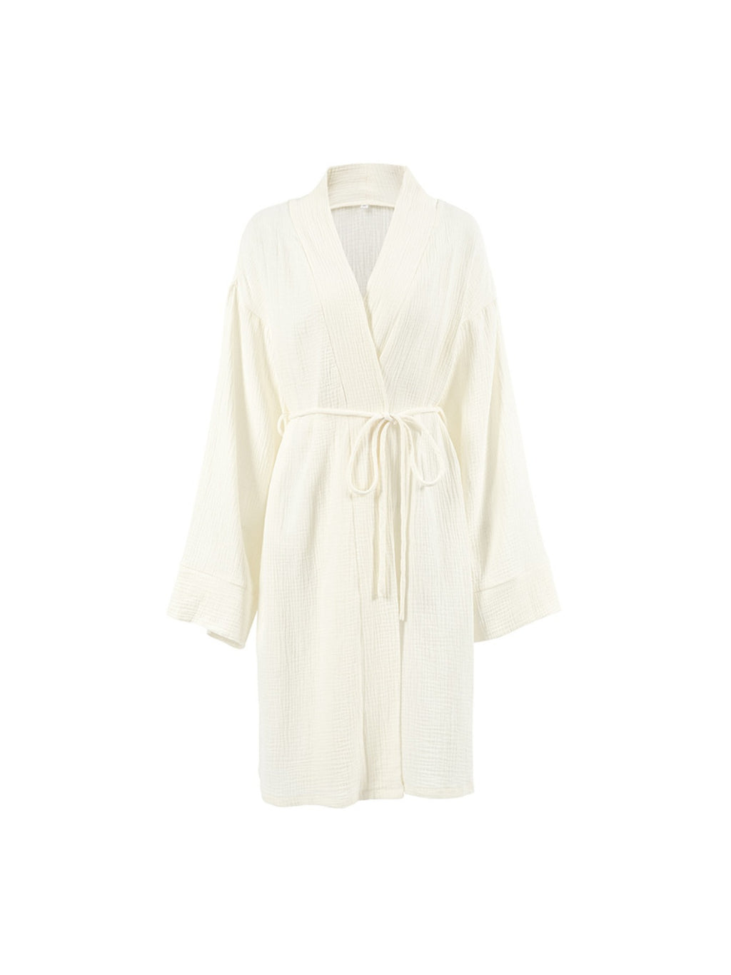 New Breathable Comfortable Lace-Up Long Sleeve Robe Loose Pajamas Autumn Homewear for Women